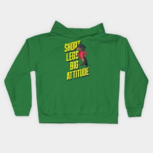 Short Legs Big Attitude Kids Hoodie